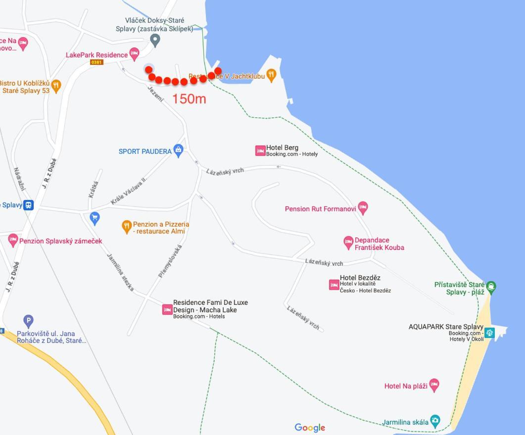 Jezerni Apartman S Terasou A Saunou V Lakepark Residence Doksy  Zewnętrze zdjęcie